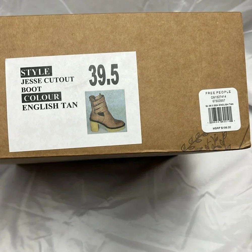 NWT Free People Jesse Cutout Boot 39.5 / 9 - Picture 7 of 8